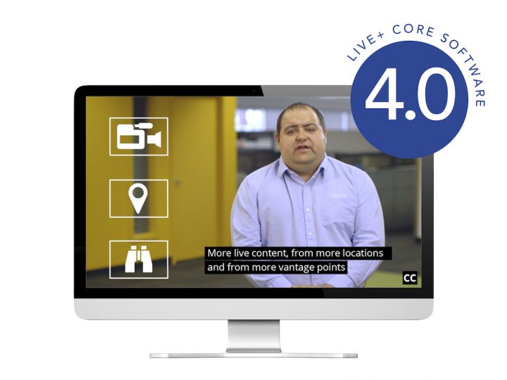 Dejero supports closed captioning and intelligently adapts to network congestion with LIVE+ Core 4.0